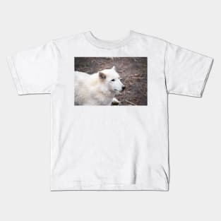 White wolf. Kids T-Shirt